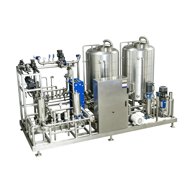 Lebensmitteltaugliches CIP-System (Clean-in-Place). Lebensmitteltaugliches CIP-System (Clean-in-Place).